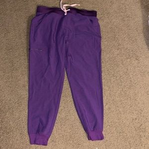 Figs purple Zamora scrub jogger L